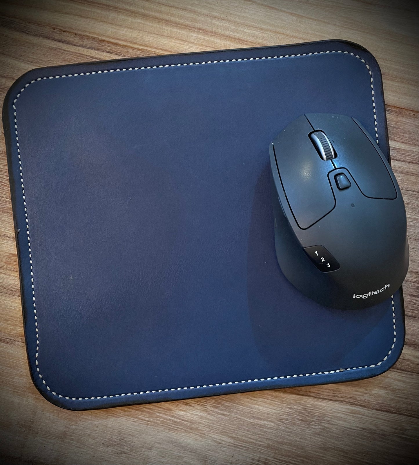 The Mouse Pad-blue/brown REVERSIBLE